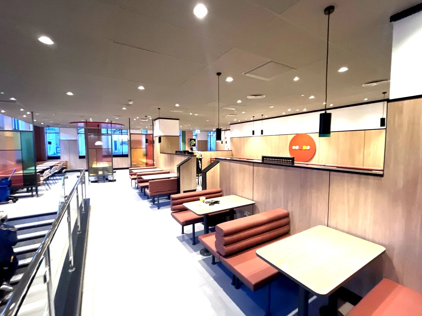 McDonald's , upper floor dining overview