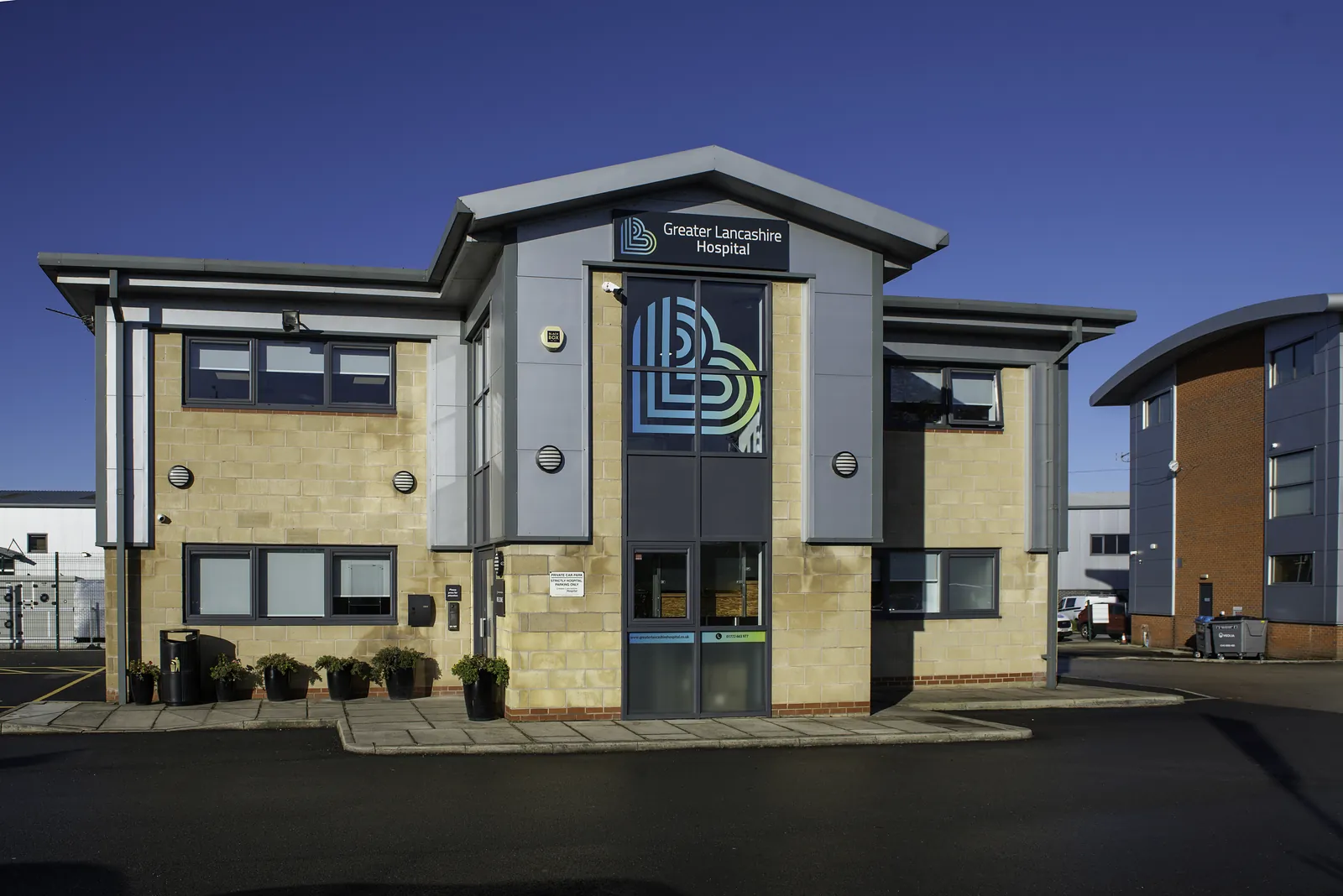 Greater Lancashire Hospital, the finished building in Preston