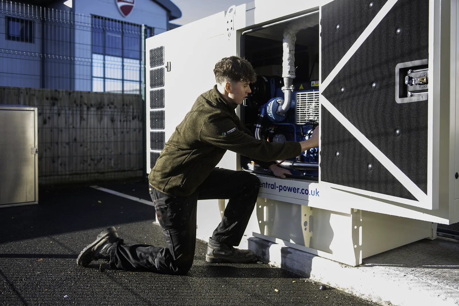Backup generator installed at Greater Lancashire Hospital