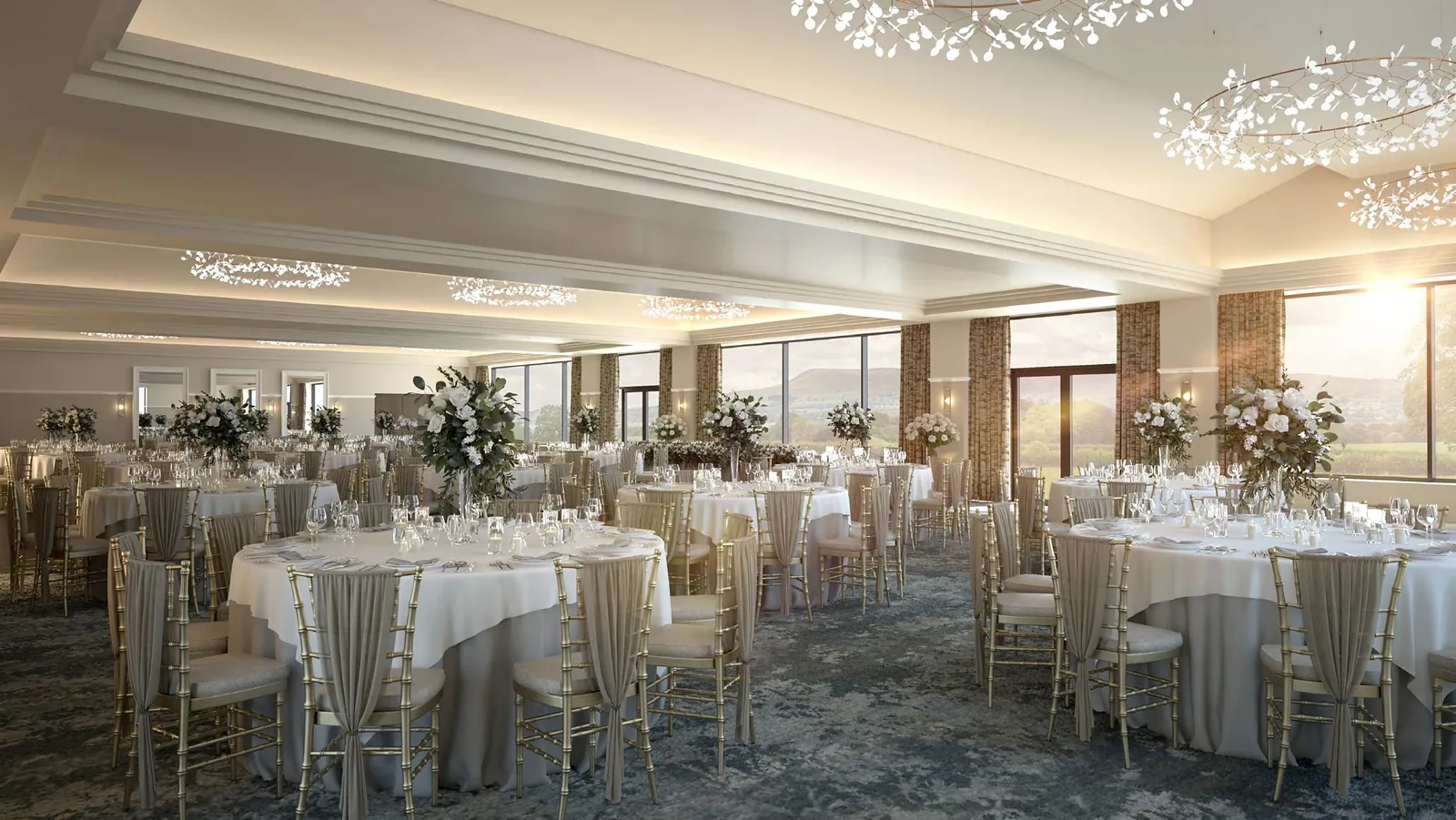 Crow Wood Hotel grand ballroom, built and fitted out by Cornerstone
