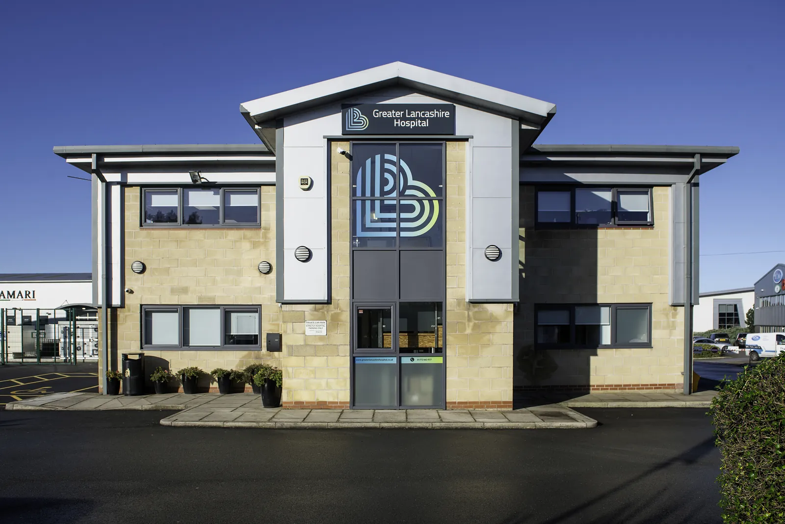 The finished building, Preston, Lancashire