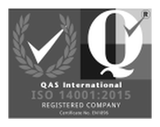 ISO 14001:2015 certified, environmental management
