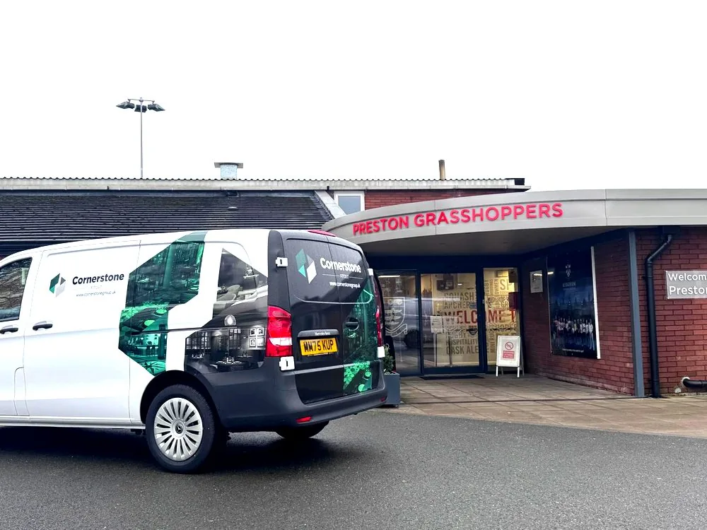 Cornerstone Fitout van, Lancashire